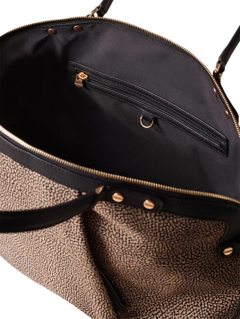 FRAME Borsa bauletto a mano, con tracolla OP/NATURALE/NERO - Borse Donna