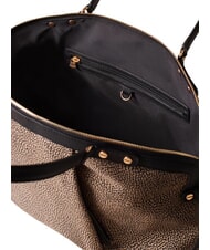 BORBONESE FRAME Borsa bauletto a mano, con tracolla OP/NATURALE/NERO - Borse Donna - 4