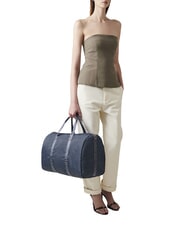 BORBONESE ECO LINE  Borsone medio con tracolla blu lapis - Borsoni - 2