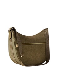 BORBONESE LUNA BAG MEDIUM Sacca a tracolla olive - Borse Donna - 3