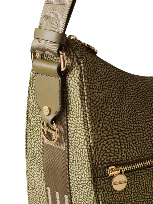 LUNA BAG MEDIUM Sacca a tracolla olive - Borse Donna