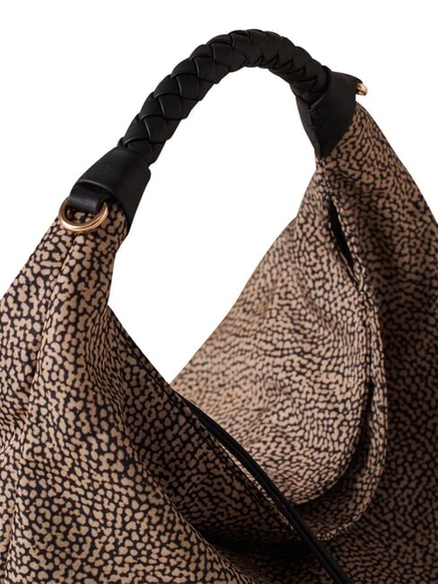 PLIE Borsa hobo a spalla OP/NATURALE/NERO - Borse Donna