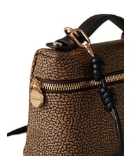 BORBONESE GEMINI Borsa mini, a mano con tracolla op naturale/nero - Borse Donna - 4