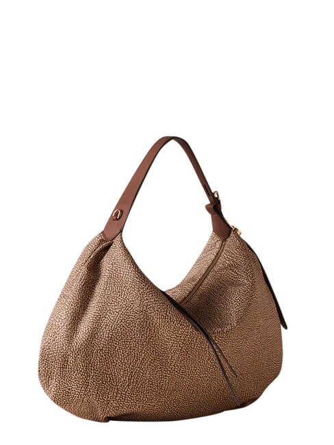 PRIVE Borsa a spalla beige brown - Borse Donna