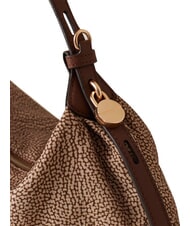 BORBONESE PRIVE Borsa a spalla beige brown - Borse Donna - 6