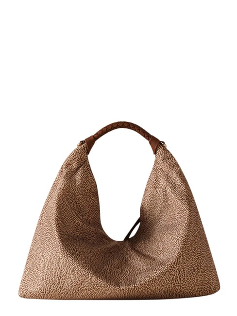 PLIE Borsa hobo media beige brown - Borse Donna
