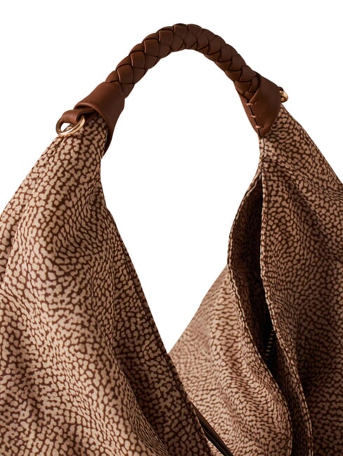 PLIE Borsa hobo media beige brown - Borse Donna