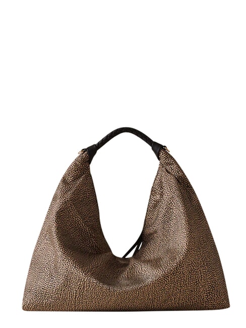 PLIE Borsa hobo media OP/NATURALE/NERO - Borse Donna