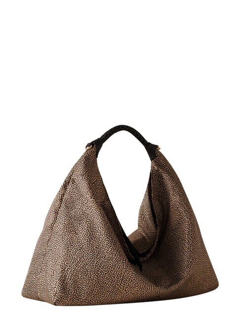 PLIE Borsa hobo media OP/NATURALE/NERO - Borse Donna