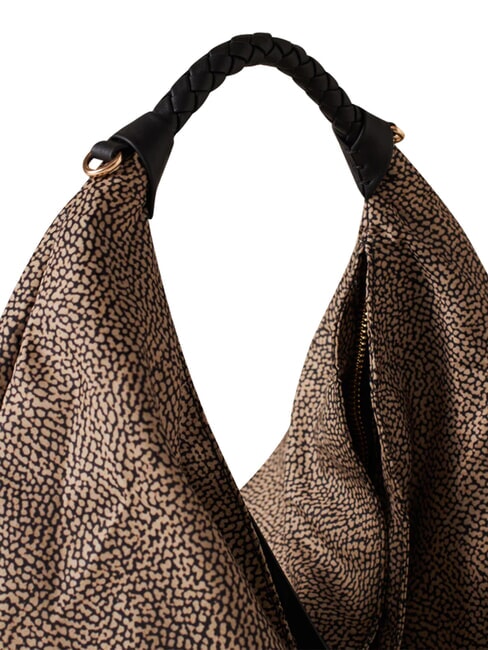 PLIE Borsa hobo media OP/NATURALE/NERO - Borse Donna