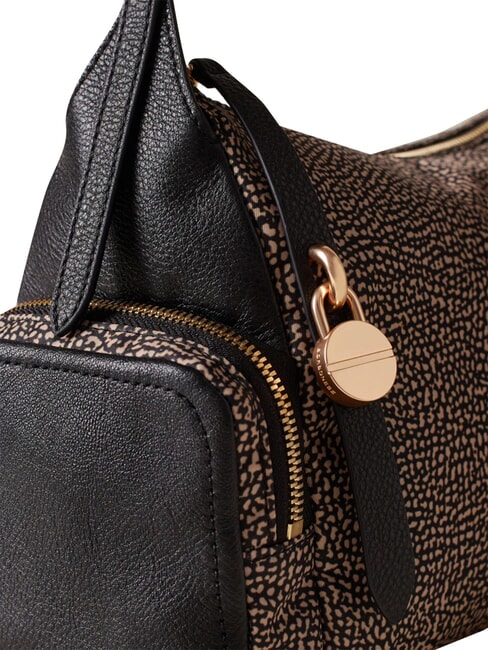 POCHE Borsa a spalla OP/NATURALE/NERO - Borse Donna