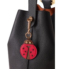 BORBONESE KEYRING Portachiavi a coccinella op naturale/rosso corallo - Portachiavi - 3