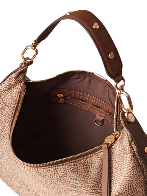 FRAME Borsa a spalla beige brown - Borse Donna
