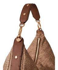 BORBONESE FRAME Borsa a spalla beige brown - Borse Donna - 5