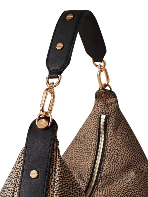 FRAME Borsa a spalla OP/NATURALE/NERO - Borse Donna