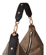 BORBONESE FRAME Borsa a spalla OP/NATURALE/NERO - Borse Donna - 5