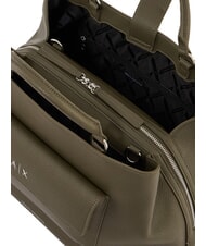 ARMANI EXCHANGE NICOLE Borsa a mano con tasca e tracolla savanna - Borse Donna - 5