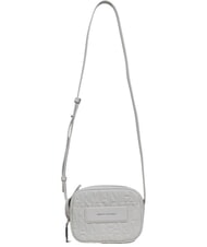 ARMANI EXCHANGE LIZ PEBBLE Borsa camera case logo in rilievo off white - Borse Donna - 3