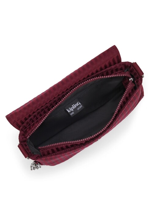 ARAS  Borsa a tracolla maroon tile jacquard - Borse Donna