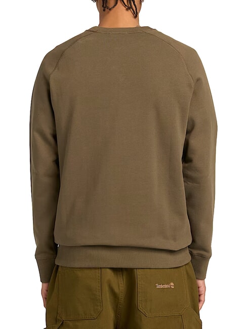 ER BASIC REGULAR Felpa girocollo leaf green-cassel earth - Felpe Uomo