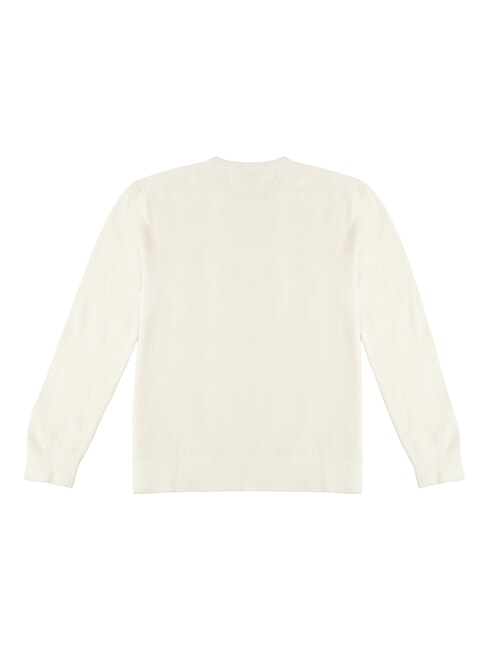 TH Maglione girocollo a nido d'ape ivory - Maglie Uomo