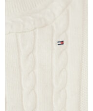 TOMMY HILFIGER TH KIDS Abito  ivory petal - Vestiti Bambine - 3