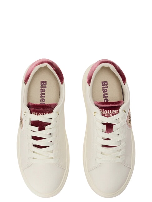 VENUS Sneaker pelle cream/old rose - Scarpe Donna