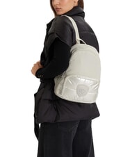 BLAUER PADDED NYLON Zaino con logo in strass white - Borse Donna - 6