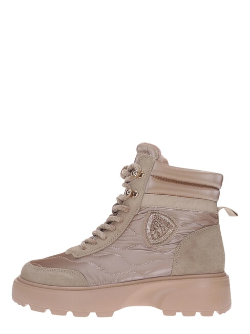 BLANCA Anfibi in pelle beige - Scarpe Donna