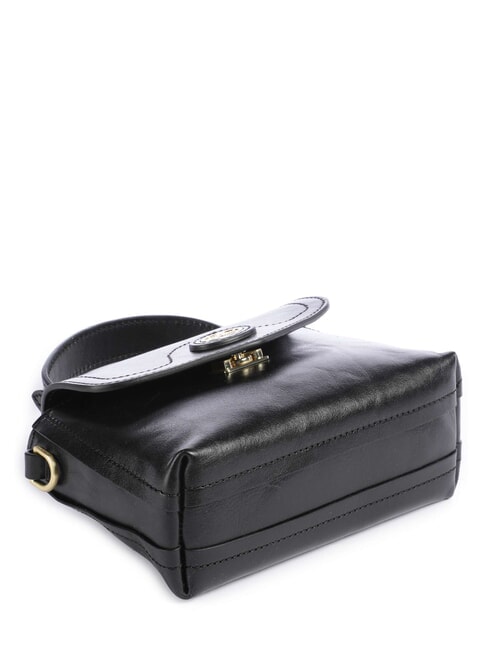 STORY  Mini Bag a mano, con tracolla Nero Oro - Borse Donna