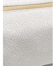 BORBONESE VIS-A-VIS Borsa piccola a spalla white cotton - Borse Donna - 3