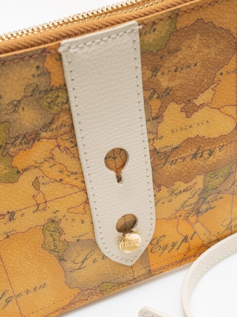 ESCAPE GEO Borsa a spalla con catena e tracolla avorio - Borse Donna