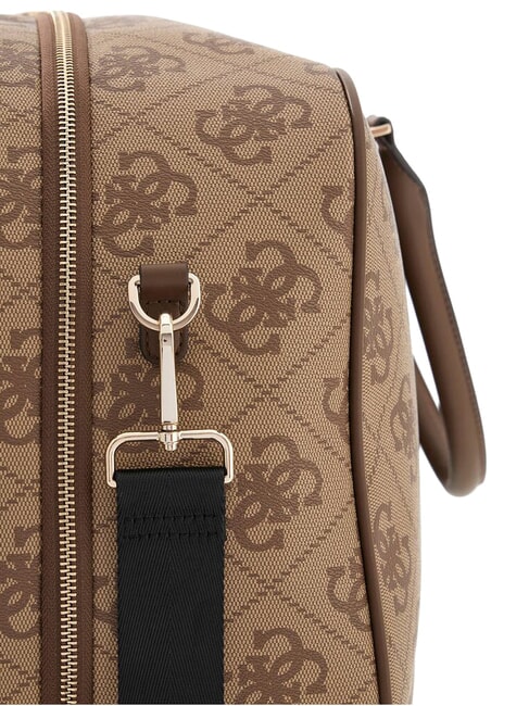 BERTA Borsone da viaggio, con tracolla latte logo/brown - Borsoni