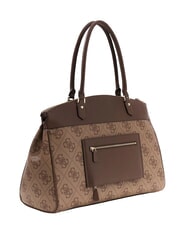 GUESS BERTA Borsa a mano, grande latte logo/brown - Borse Donna - 2