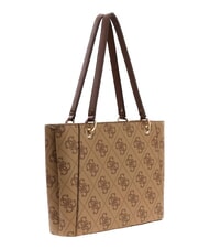 GUESS NOELLE 2 Borsa shopping, a spalla latte logo/brown - Borse Donna - 2