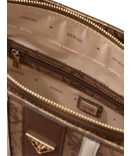 GUESS NOELLE 2 Borsa shopping, a spalla latte logo/brown - Borse Donna - 4