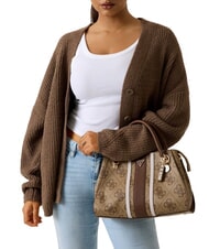 GUESS NOELLE 2 LUXURY Borsa a mano latte logo/brown - Borse Donna - 2
