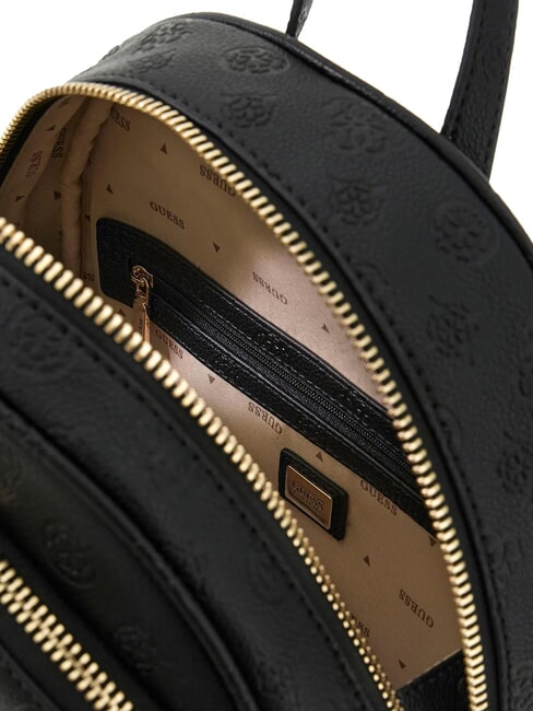 MANHATTAN 2 Zaino a 2 scomparti black logo - Borse Donna