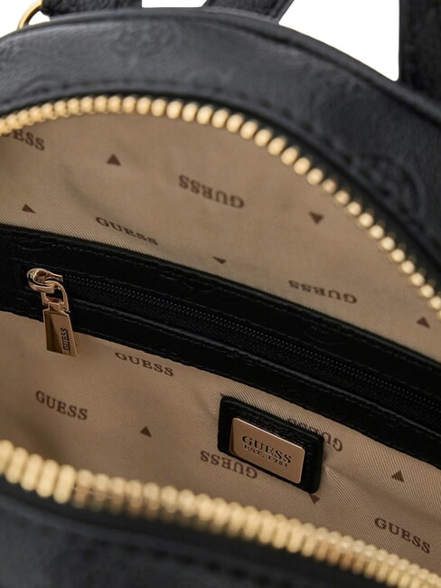 MANHATTAN 2 Zaino a 3 scomparti black logo - Borse Donna