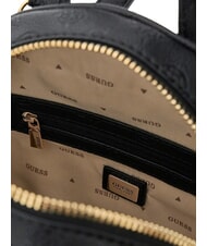 GUESS MANHATTAN 2 Zaino a 3 scomparti black logo - Borse Donna - 3