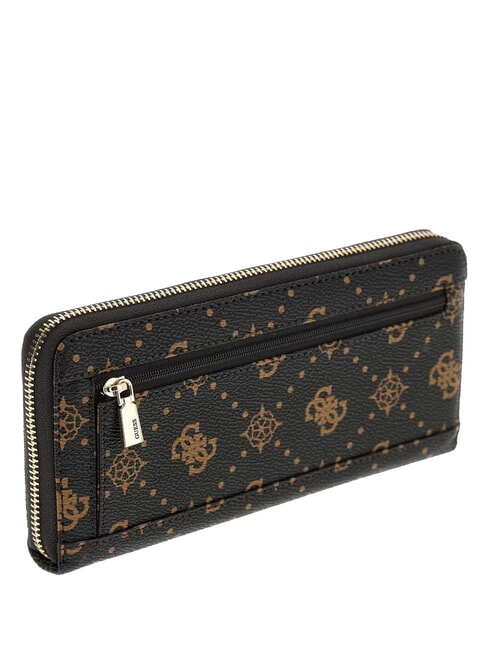 EMELIE Portafoglio Zip Around espresso logo - Portafogli Donna