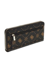 GUESS EMELIE Portafoglio Zip Around espresso logo - Portafogli Donna - 2