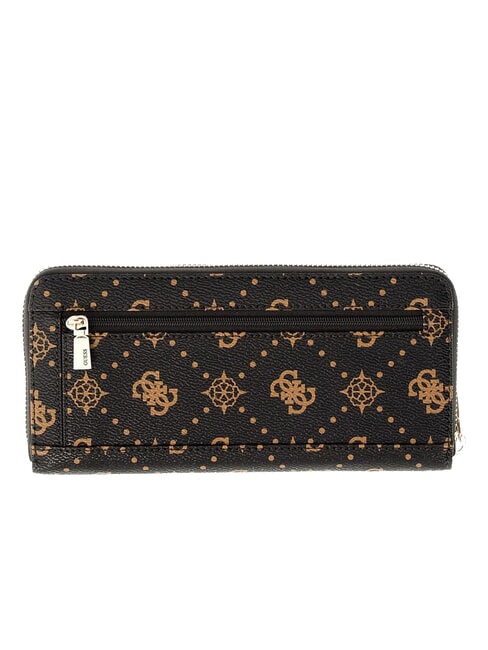 EMELIE Portafoglio Zip Around espresso logo - Portafogli Donna