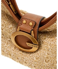 GUESS CAMDEN Borsa a spalla natural/cognac - Borse Donna - 3