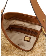 GUESS CAMDEN Borsa a spalla natural/cognac - Borse Donna - 3