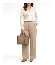 GUESS MERIDIAN 2 Borsa a mano, con tracolla LATTE LOGO - Borse Donna - 2