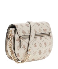 GUESS EMELIE LOGO Borsetta a tracolla vanilla logo - Borse Donna - 3