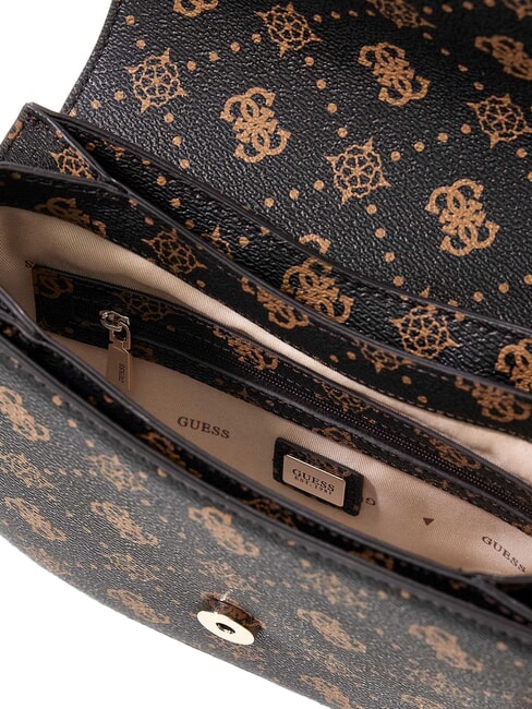 EMELIE LOGO Borsetta a tracolla espresso logo - Borse Donna