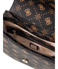 GUESS EMELIE LOGO Borsetta a tracolla espresso logo - Borse Donna - 3