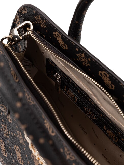 EMELIE LOGO2 Borsa a mano, con tracolla espresso logo - Borse Donna